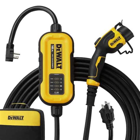 electric vehicle charger safety box|DEWALT Portable Electric Vehicle (EV) 120.